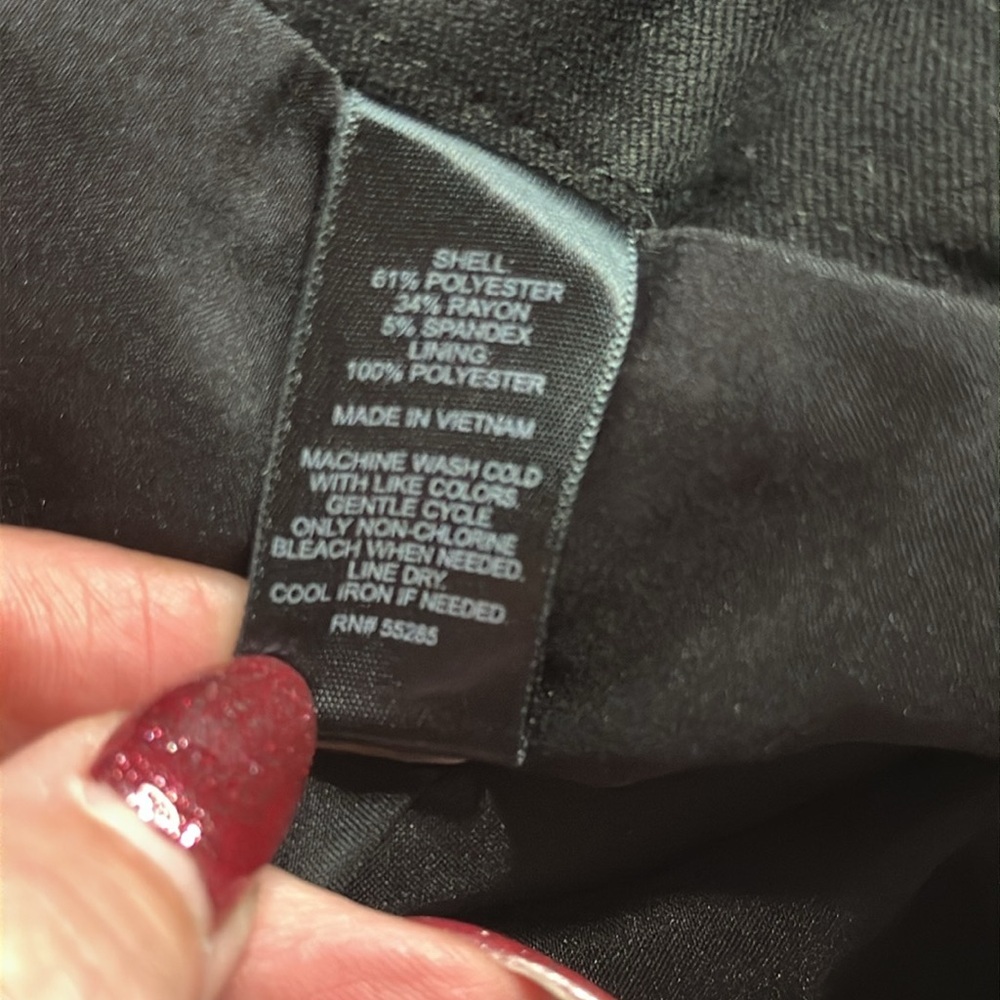 Express Black Straight Pencil Skirt Size 12 - Picture 5 of 5